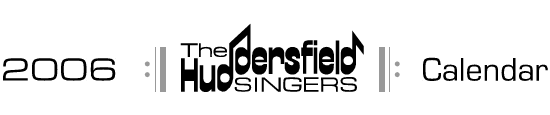 The Huddersfield Singers 2006 Calendar