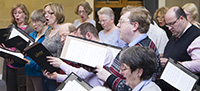 The Huddersfield Singers in rehearsal [Photo: Pete Smith]