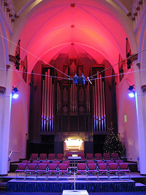 St Paul’s Hall, the Huddersfield Singers’ main concert venue [Photo: Peter Rice]