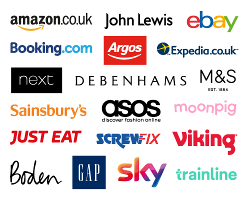 A selection of retailers that support EasyFundraising